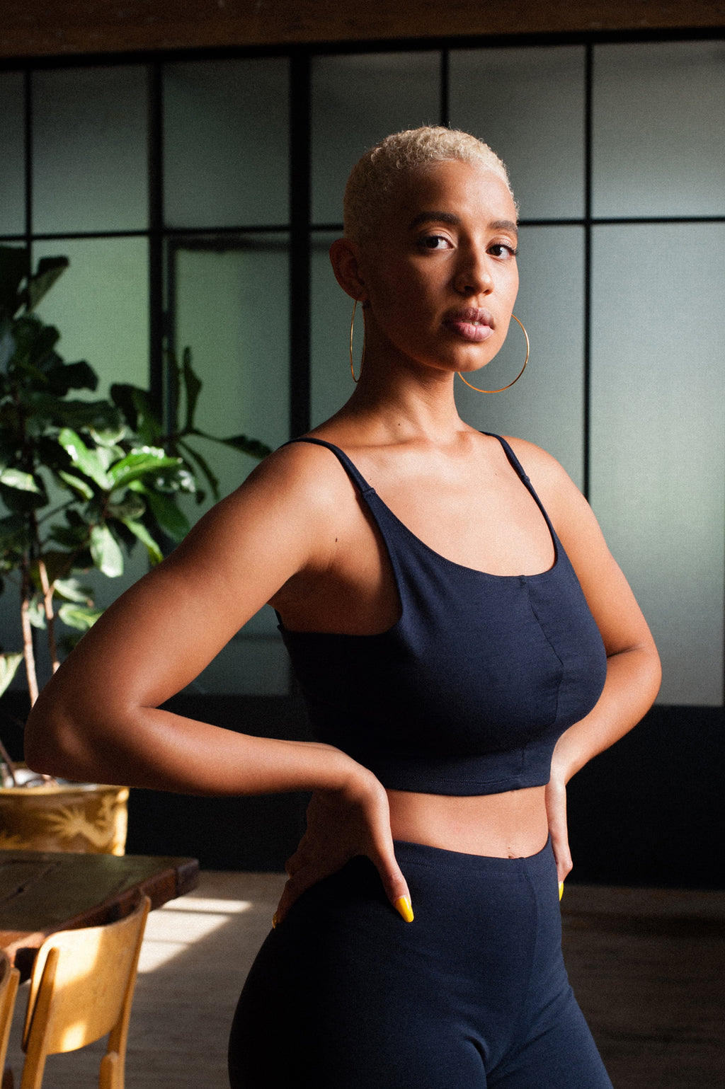 DUVAL TANK - Navy