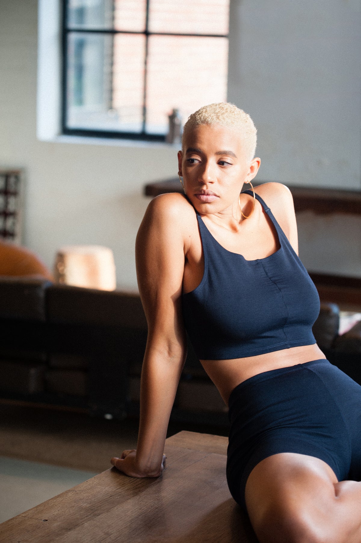 DUVAL TANK - Navy